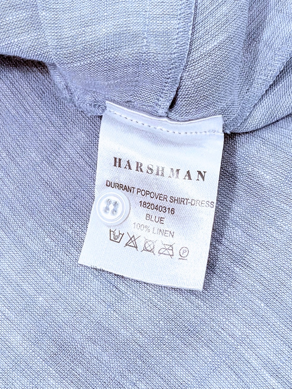 Harshman Durrant Linen Popover Shirt Dress - Picture 10 of 14